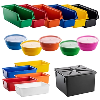 Plastic Bins, Trays and Storage Containers