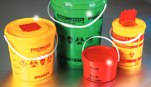 Plastic Medical Waste Buckets