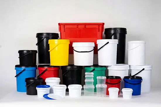 Plastic Tubs, Buckets and Containers